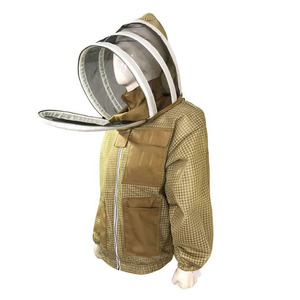 Chaqueta de Apicultura Ventilada de 3 Capas Personalizada, Traje de Apicultor a Prueba de Picaduras, Abrigo de Seguridad con Velo Protector, Transpirable - Product Image 4
