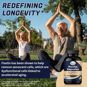 Oem/Odm Fisetine <span class=keywords><strong>Capsules</strong></span> Van Fenegriekzaad Voor Cellulaire Gezondheid, Cognitieve Gezondheid Voor Volwassenen, Kruidensupplementen - Product Image 3