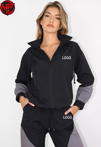 Survêtements imperméables pour femmes, en nylon, avec fermeture éclair, pour la pluie, en polyester, 2026 - Product Image 4