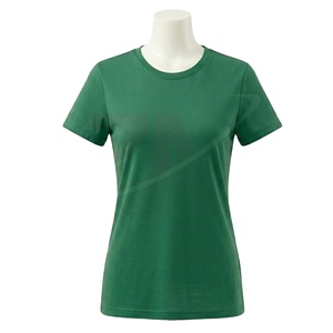 T-shirt en coton, tissu extensible, respirant, toucher doux, décontracté, coupe ajustée, tendance, vêtement de mode quotidien pour l'été - Product Image 1