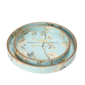 ถาดเสิร์ฟ MDF ทำมือ เคลือบเงา พิมพ์ลายดิจิทัล ตกแต่งด้วยงานไม้ งานฝีมืออเนกประสงค์ ใช้กับเครื่องล้างจานและไมโครเวฟได้ - Product Image 5