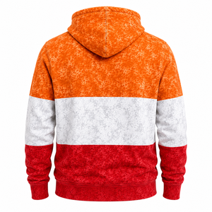 Sudadera con Capucha Estilo Acid Wash, Talla 6XL, Tejido de Algodón Gris Vintage, Felpa Francesa Desgastada, 500 GSM, Talla Grande, Bordada, Sin Capucha - Product Image 2