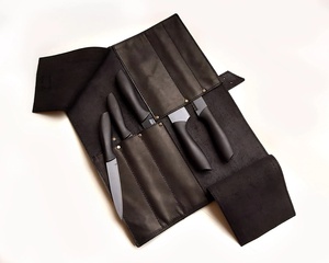 Bolsa portátil de cuero para almacenamiento de vajilla, bolsa personalizada para Cuchillo de Chef, LKR-0058 - Product Image 2