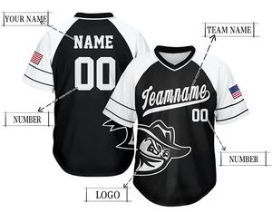 Uniforme de Béisbol Sublimado Completo, Camisetas y Pantalones Deportivos Estampados, Nombre y Número Personalizados, Camisetas de Béisbol Sublimadas con Cuello en V - Product Image 4