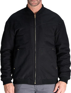 <b>Men's</b> Bomber <b>Jacket</b> Cotton <b>Canvas</b> 2026 Fall Winter Insulated Coat <b>for</b> <b>Men</b> - Product Image 3