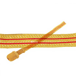 QUICK WAY INDUSTRIES Nœud de sabre cérémoniel en fil de soie doré, Nœud de porte-épée pour officier britannique de la guerre civile - Product Image 5