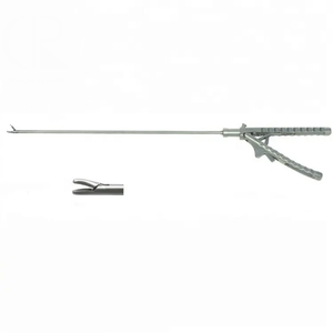 High Precision <b>Laparoscopic</b> Needle Holder Forceps Stainless Steel Manual Surgical Suturing <b>Instrument</b> - Product Image 3