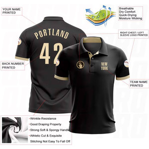 เสื้อโปโลกอล์ฟดีไซน์เนอร์ทรงปกติ ผ้าไม่หด ลายพิมพ์วินเทจ เสื้อผ้ากอล์ฟถัก เสื้อโปโลสั่งทำปักโลโก้ - Product Image 2
