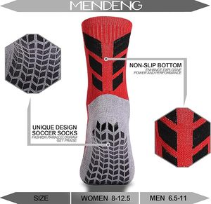 Anti Slip <b>Grip</b> Soccer <b>Socks</b> Breathable Crew Athletic <b>Socks</b> Custom Logo Sports <b>Socks</b> for Men Teens - Product Image 2
