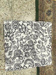 Elegant Handmade Kantha Stitch Cotton Bedcover with Fine <b>Running</b> Stitch <b>for</b> Contemporary <b>Homes</b> and Heritage Interiors - Product Image 1