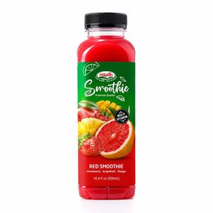 OEM Beverage Tropical <b>Smoothie</b> 500ml Private Label Beverage Distributor Multi Vitamin Fruit Juice Pineapple Orange Mango Kiwi - Product Image 6