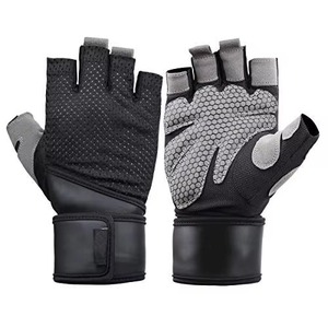 Wholesale Gym Weightlifting Half Finger <b>Gloves</b> Cotton & Polyester Unisex Breathable Lightweight for Training 2026 New Arrival - Product Image 1