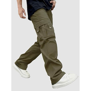 Pantalones Cargo Modernos para Senderismo al Aire Libre, Estilo Casual, Tela Cómoda, Cintura Elástica, Múltiples Bolsillos, Marca Solid Trader - Product Image 6