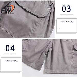 Pantalones Cortos Cargo de Colores Sólidos a la Moda, Pantalones Cortos Casuales y Cómodos para Hombre - Product Image 4