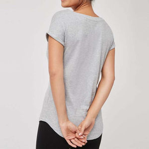 Camisetas Ecológicas de Verano para Mujer - Secado Rápido, Precio de Fábrica, Venta Directa, Camisetas de Cuello Redondo y Manga Corta con Logotipo Personalizado - Product Image 2