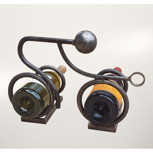 New Style Modern Stainless Steel Wine <b>Rack</b> 6 Bottle Capacity <b>Display</b> Home Furniture Handmade Wine <b>Racks</b> - Product Image 4