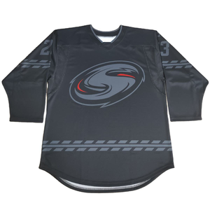 Wholesale Custom <b>Long</b> Sleeves Fleece Ice Hockey Hoodie Jersey Polyester Fabric Sublimation Ice Hoodies Hockey Uniform 280g - Product Image 1