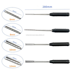 WORLD <b>PRECISION</b> SURGICAL Straight Bone Chisels Osteotome Surgical Kit 6mm 8mm 10mm 12mm Stainless Steel Manual Orthopedic <b>Tools</b> - Product Image 6