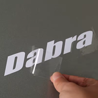 Autocollant Décalque Personnalisable Écologique Imperméable à Transfert UV pour Verre/Métal/Céramique, Pose Rapide, Fabriqué en Chine, Idéal pour Cadeau