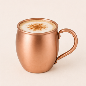 Mug à Moscow Mule en cuivre pur fait main, design martelé, pour bar et cadeaux, vente en gros, logo personnalisé, tasse à cocktail - Product Image 4
