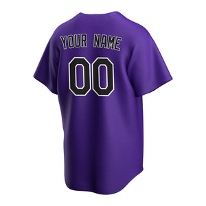 <b>Top</b> Quality Baseball Jersey Sportswear Customized Logo Best Quality Comfortable Quick Dry V-Neck Button-Up Baseball Jersey - Product Image 3