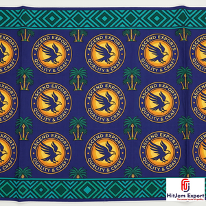 Wholesale Nigeria Twill Rib African Wax Print Cotton Fabric Fashion Event Bags OEM ODM Textile Supplier - Product Image 3