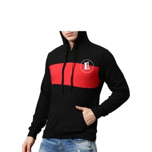 Sudaderas con Capucha de Algodón para Hombre, Diseño Simple, Holgadas, Tallas Grandes, para Otoño, Estilo Moderno, Patrón Sólido, Venta al Por Mayor - Product Image 2