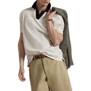 เสื้อยืดผู้ชายทรงคลาสสิค สปอร์ต แบรนด์ดัง ขายดี ปักโลโก้ตามสั่ง ผ้าถักเนื้อนุ่ม ระบายอากาศได้ดี แขนสั้น - Product Image 6