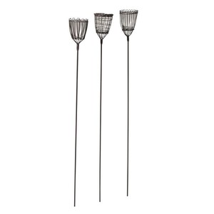 Piquet de jardin en métal abstrait, sculpture d'extérieur contemporaine pour pelouse, décoration artistique de jardin - Product Image 6
