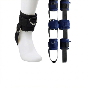 Gym Ankle Cuffs Heavy Duty D-Ring Attachments for Cable <b>Machines</b> Leg Extension <b>Machine</b> Workout Fitness Equipment Gear - Product Image 6