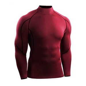 Lightweight Slim Fit Unisex <b>Compression</b> <b>Shirts</b> Short 220g Polyester/Nylon Quick Dry Breathable Eco-Friendly UPF50+ Rash Guard - Product Image 6