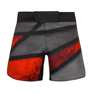 Pantalones Cortos de Muay Thai MMA Duraderos y Ligeros en Oferta, Pantalones Cortos de Lucha Elásticos Personalizados de Spandex y Poliéster de Secado Rápido - Product Image 4