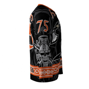 Camiseta de Hockey Unisex Transpirable de Poliéster con Diseño sin Botones y Gráficos Sublimados para Equipos Escolares y Universitarios - Product Image 6