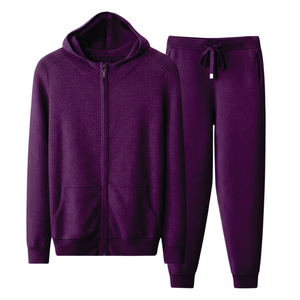 ชุดเทคสูท สะท้อนแสง ผ้าโพลีเอสเตอร์/คอตตอน ล้างสีแบบแอซิดวอช สไตล์ลำลอง สตรีทแวร์ ฮิปฮอป ระบายอากาศได้ดี เสื้อผ้ากีฬาผู้ชายสำหรับฤดูหนาว ชุดวิ่งจ๊อกกิ้ง - Product Image 5