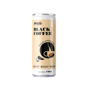 EDAY Bebida de Café Negro de 250 ml, Cafeinada, Dulce, OEM/ODM, Muestra Gratuita, Directo de Fábrica, Marca Privada, ISO, HALAL, BRC, HACCP - Product Image 3