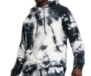 Nouvel ensemble de survêtement tie-dye tendance pour filles : sweat à capuche court et pantalon de jogging en cordon, séchage rapide et respirant, dernière collection. - Product Image 3