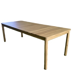 Ensemble de table à manger moderne et minimaliste Meubles de restaurant en bois de teck durables essentiels pour la cuisine Fabriqué au Vietnam - Product Image 2