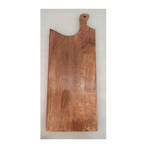 Tabla de cortar redonda de madera de primera calidad para cortar queso, carne, frutas, picar y preparar charcutería, accesorios de cocina. - Product Image 2