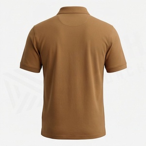 เสื้อโปโลผู้ชายแบบสบายๆ สำหรับเล่นกอล์ฟ แห้งเร็ว แขนสั้น ผ้าฝ้าย ไซส์ใหญ่ ระบายอากาศได้ดี ป้องกันการเป็นขุย สีตามสั่ง - Product Image 2