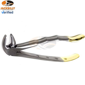 Pinzas Dentales Dentadas para Extracción MD3, Incisivos Inferiores, Caninos, Bicánidos, Raíces, Instrumentos Médicos de Calidad Premium, Dorados - Product Image 5