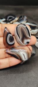 Lot d'agate rayée de qualité supérieure, pierres précieuses incroyables et merveilleuses, pierres précieuses de haute qualité pour la fabrication de bijoux faits à la main - Product Image 5