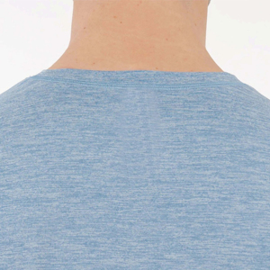 เสื้อยืดลำลองผู้ชายสีฟ้าอ่อน ผ้าฝ้าย แขนสั้น สีพื้น ระบายอากาศได้ดี เหมาะสำหรับใส่ในฤดูร้อน เสื้อยืดผู้ชาย เสื้อยืดแขนสั้น - Product Image 5