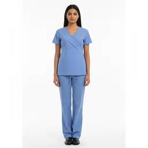 Tenues de travail en polyester pour hommes, grandes tailles, avec poches, uniformes de jogger pour infirmiers d'hôpital et cliniques - Product Image 2