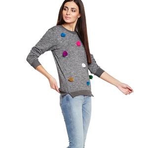 Sudadera de invierno para mujer de último diseño personalizado, ropa deportiva de alta calidad con logotipo bordado, Top de estilo informal - Product Image 2