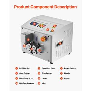 Auto Heat-Shrink Tube Cutter Automatic <b>Pipe</b> <b>Cutting</b> <b>Machine</b> LCD Display 1mm-20mm Diameter 0.1mm-99999.9mm Length for PVC PE <b>Pipe</b> - Product Image 6