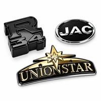 Emblème de voiture personnalisé, emblème de voiture chromé, emblème automobile en plastique ABS moulé sous pression, surface lisse, emblème pour la décoration de la carrosserie de la voiture, utilisation pour le style automobile