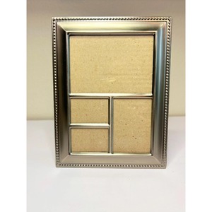 Highest Quality Metal Rectangle Photo <b>Frame</b> With Beaded Edge Horizontal Multi-Opening Design - Product Image 4