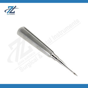 Elevador de Raíces Dentales Recto y Curvo de Acero Inoxidable, Instrumentos Quirúrgicos Dentales para Extracción de Dientes, Fabricante Pakistán - Product Image 5
