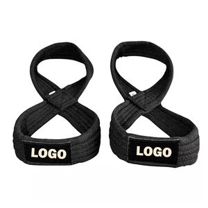 Sangles en néoprène personnalisées avec logo, forme 8, haute résistance - Qualité supérieure, matière néoprène douce et antidérapante pour l'entraînement de musculation - Product Image 5