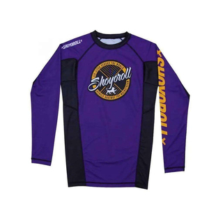 ชุดรัดกล้ามเนื้อแขนยาว Shoyoroll Q1 สำหรับนักกีฬา BJJ ระดับมืออาชีพ ผลิตโดยผู้ผลิตชั้นนำ พร้อมบริการสกรีนลายแบบ Sublimation สีสันตามสั่ง - Product Image 1